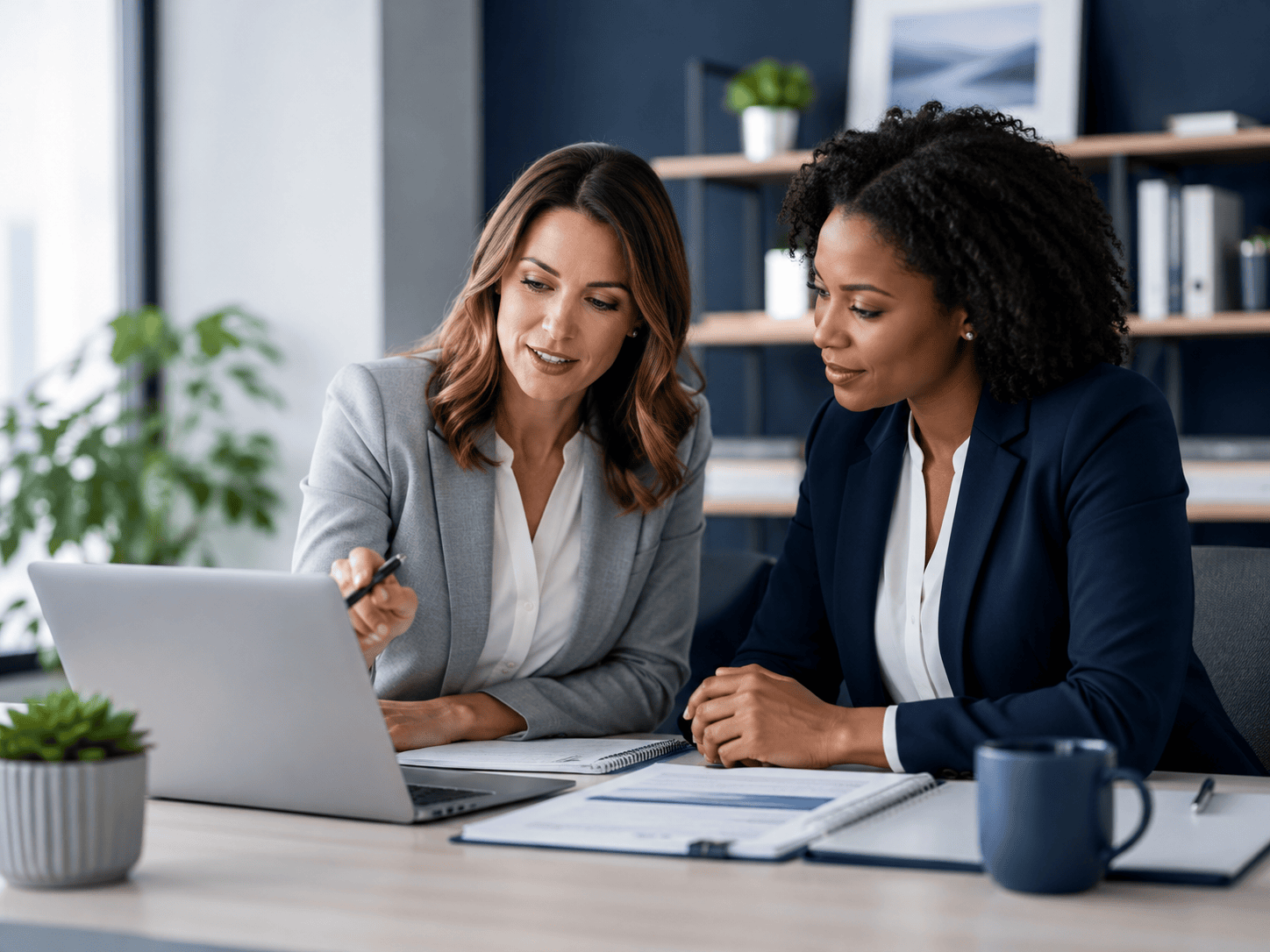 HR professionals collaborating on workplace guidance